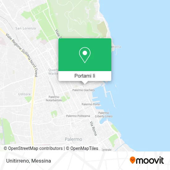 Mappa Unitirreno