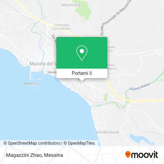 Mappa Magazzini Zhao