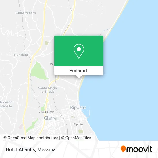 Mappa Hotel Atlantis