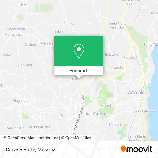 Mappa Corvaia Porte