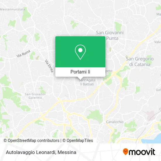 Mappa Autolavaggio Leonardi