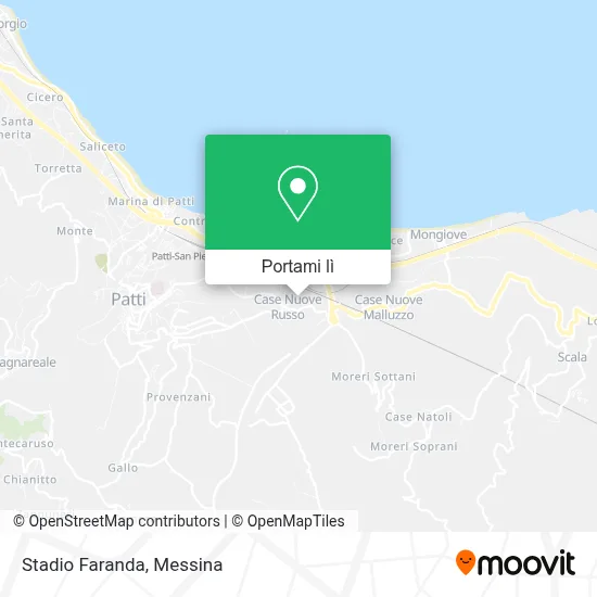 Mappa Stadio Faranda