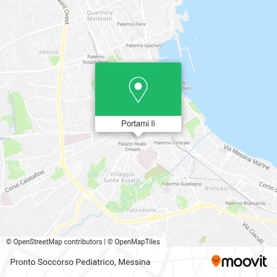 Mappa Pronto Soccorso Pediatrico