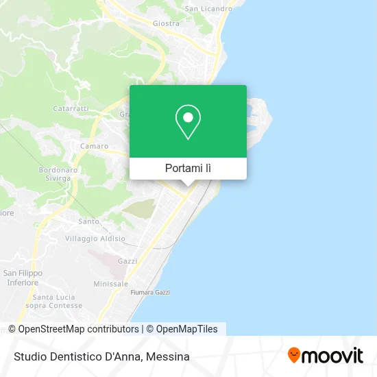Mappa Studio Dentistico D'Anna