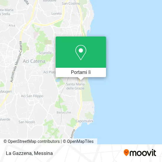 Mappa La Gazzena