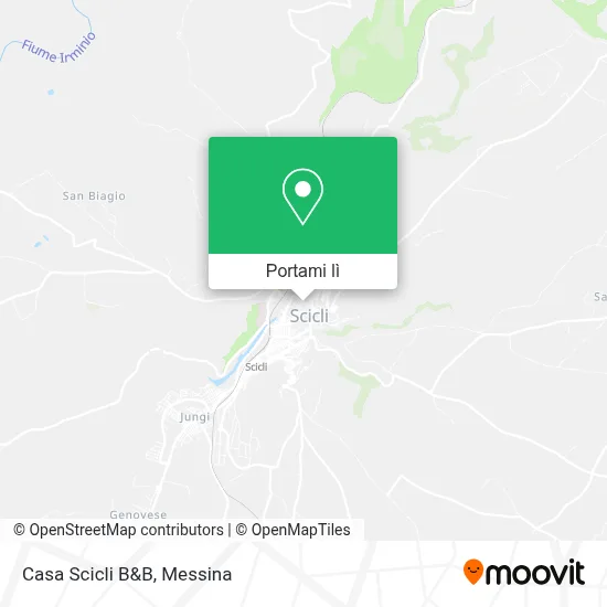 Mappa Casa Scicli B&B