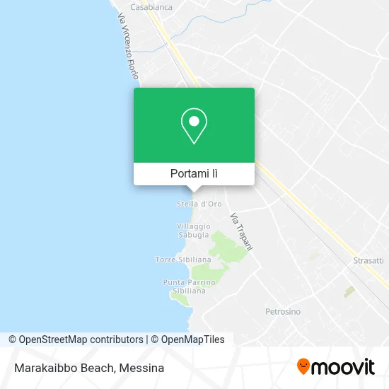 Mappa Marakaibbo Beach
