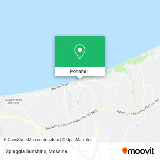 Mappa Spiaggia Sunshine