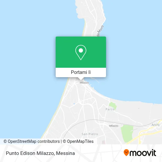 Mappa Punto Edison Milazzo
