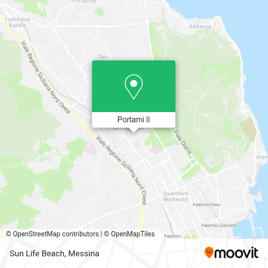 Mappa Sun Life Beach
