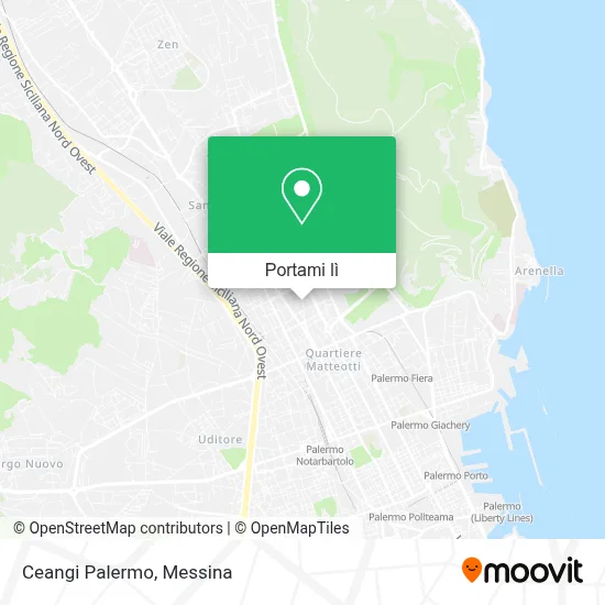 Mappa Ceangi Palermo