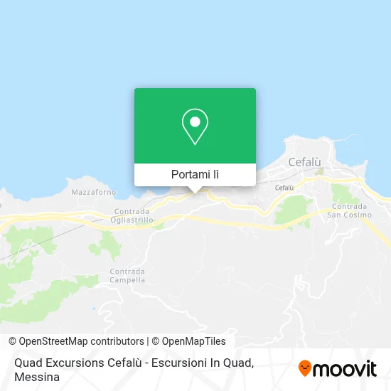 Mappa Quad Excursions Cefalù - Escursioni In Quad