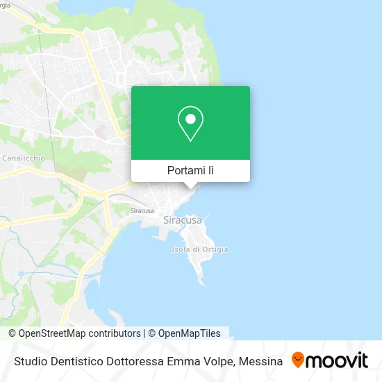 Mappa Studio Dentistico Dottoressa Emma Volpe