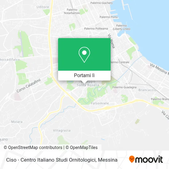 Mappa Ciso - Centro Italiano Studi Ornitologici