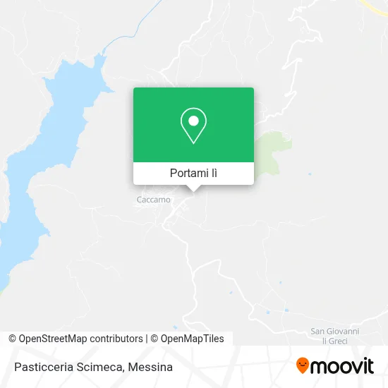 Mappa Pasticceria Scimeca