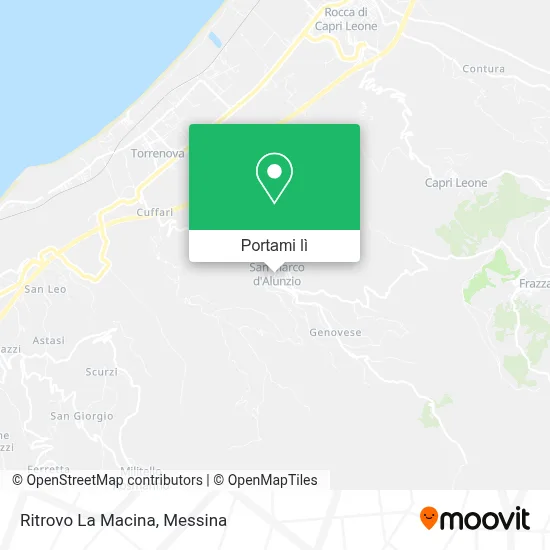 Mappa Ritrovo La Macina