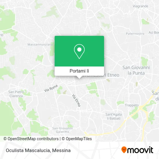 Mappa Oculista Mascalucia