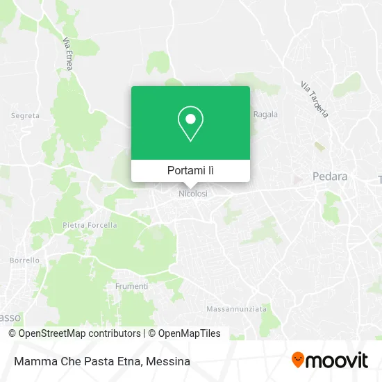 Mappa Mamma Che Pasta Etna