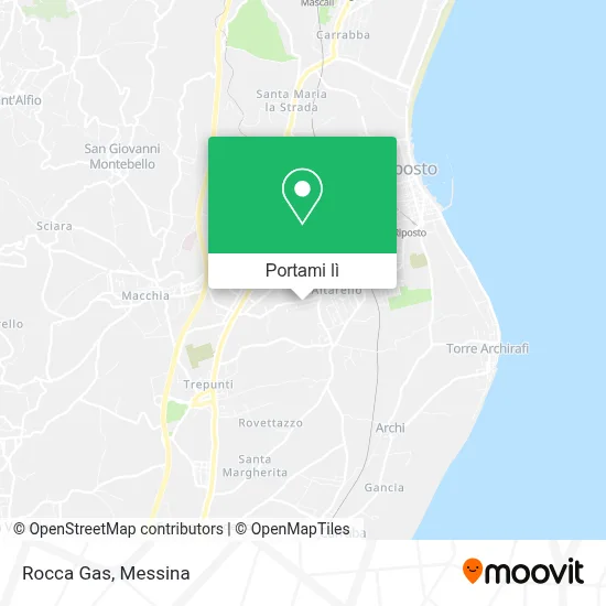 Mappa Rocca Gas