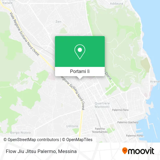 Mappa Flow Jiu Jitsu Palermo