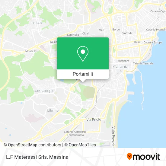Mappa L.F Materassi Srls
