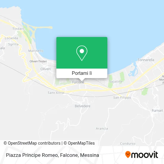 Mappa Piazza Principe Romeo, Falcone