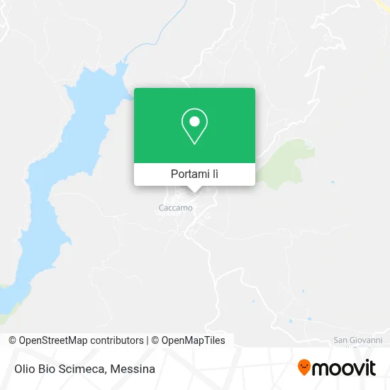 Mappa Olio Bio Scimeca