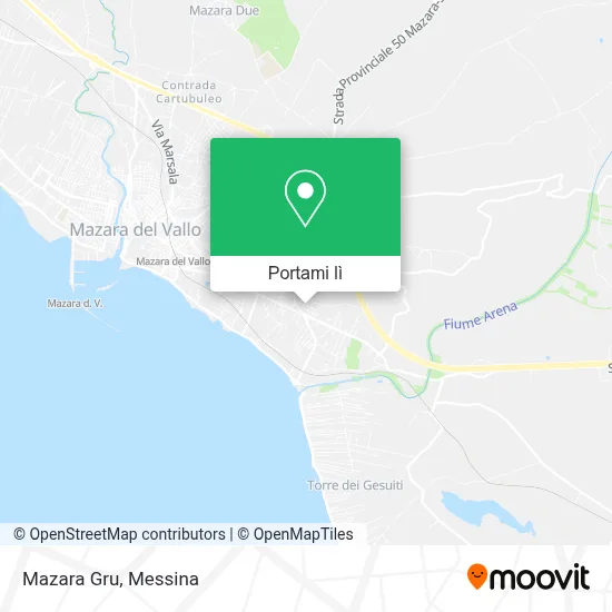 Mappa Mazara Gru