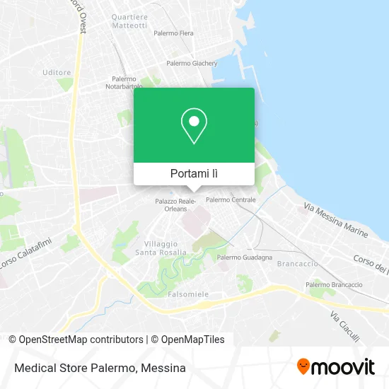 Mappa Medical Store Palermo