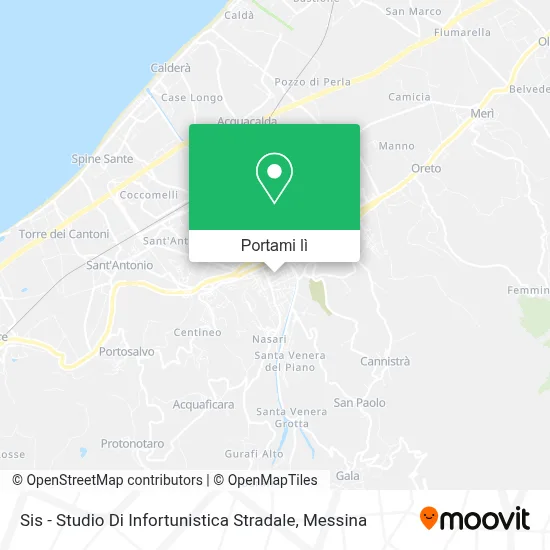 Mappa Sis - Studio Di Infortunistica Stradale
