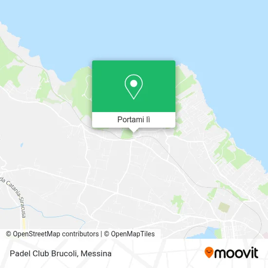 Mappa Padel Club Brucoli