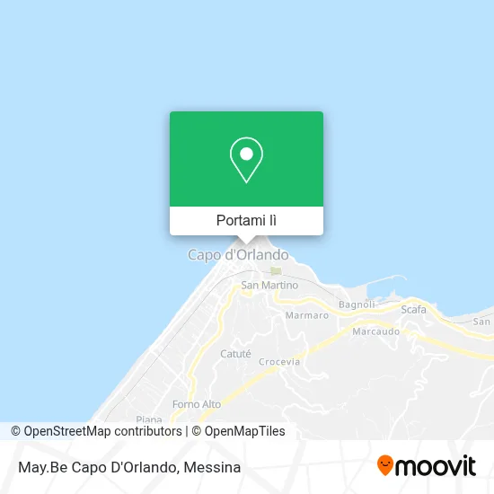 Mappa May.Be Capo D'Orlando