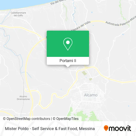 Mappa Mister Poldo - Self Service & Fast Food