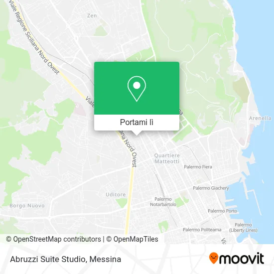 Mappa Abruzzi Suite Studio