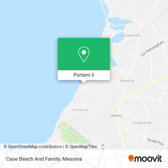 Mappa Case Beach And Family