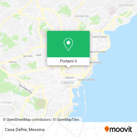 Mappa Casa Dafne
