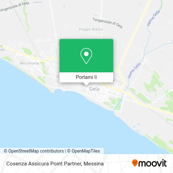 Mappa Cosenza Assicura Point Partner