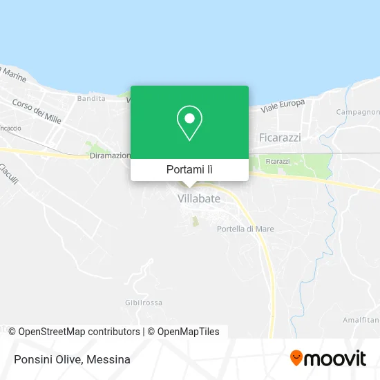 Mappa Ponsini Olive