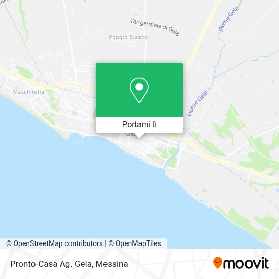 Mappa Pronto-Casa Ag. Gela