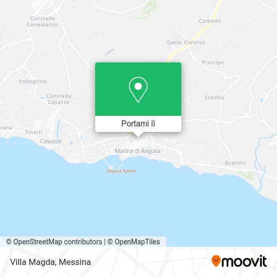 Mappa Villa Magda