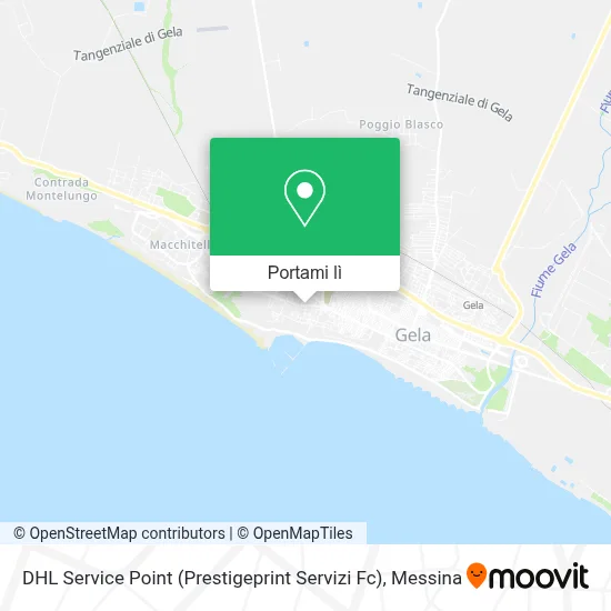Mappa DHL Service Point (Prestigeprint Servizi Fc)