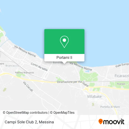 Mappa Campi Sole Club 2