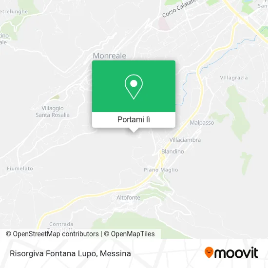 Mappa Risorgiva Fontana Lupo