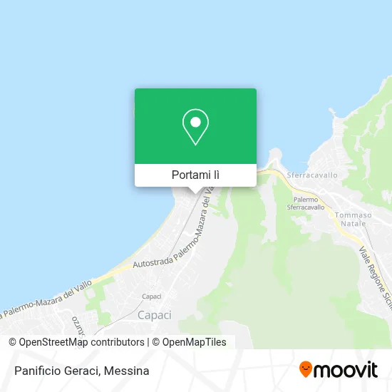 Mappa Panificio Geraci