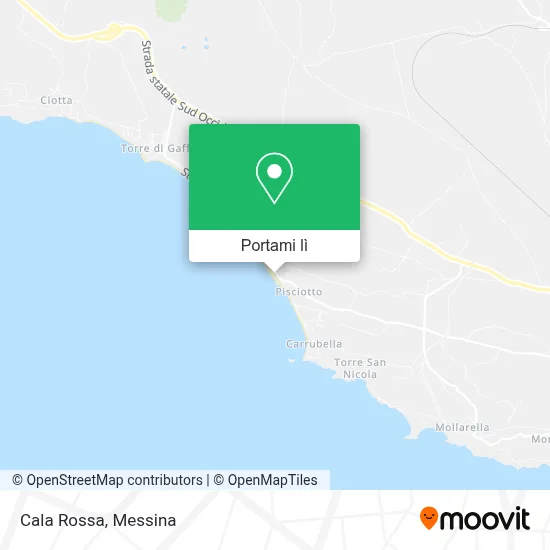 Mappa Cala Rossa