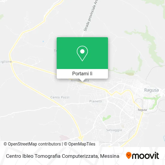 Mappa Centro Ibleo Tomografia Computerizzata