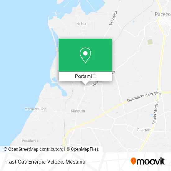 Mappa Fast Gas Energia Veloce