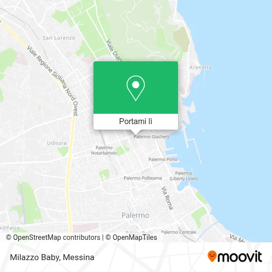 Mappa Milazzo Baby