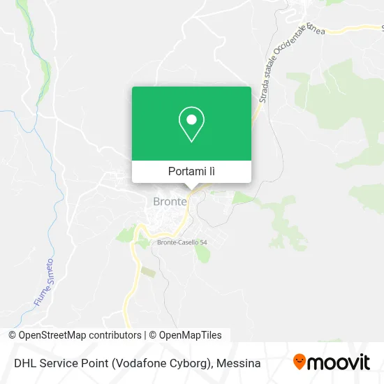 Mappa DHL Service Point (Vodafone Cyborg)