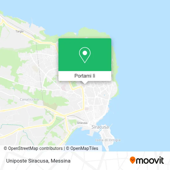 Mappa Uniposte Siracusa